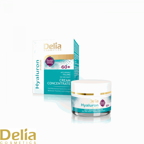 DELIA HYALURON FUSION - 60+ Krema za popunjavanje bora sa hijaluronskom kiselinom 50ml